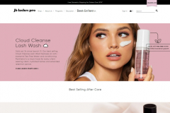 Online Cosmetics Store for JB Lashes